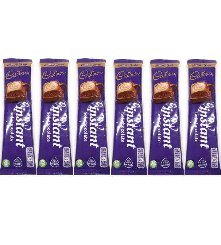 CADBURY Hot Chocolate Instant Sachets 28g Powder Drink Individually Packed Stick