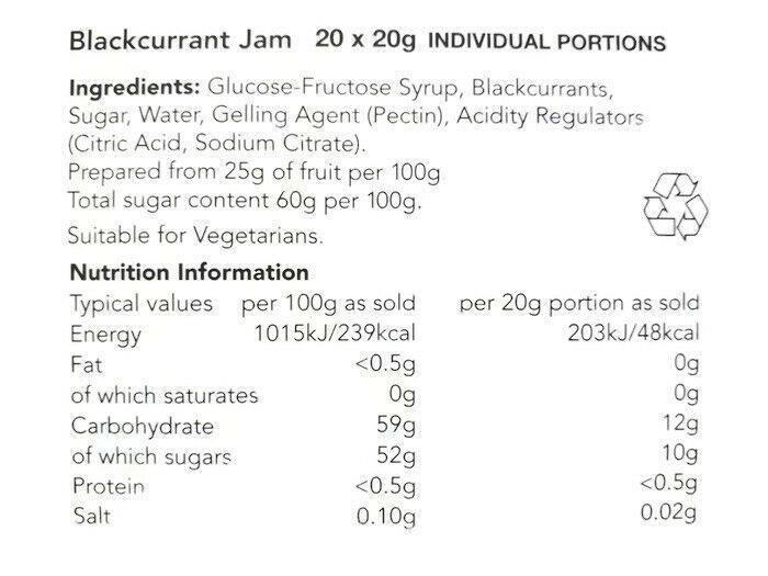 Jam Individual Assorted Single Portions Marmalade - AB GROCERIES