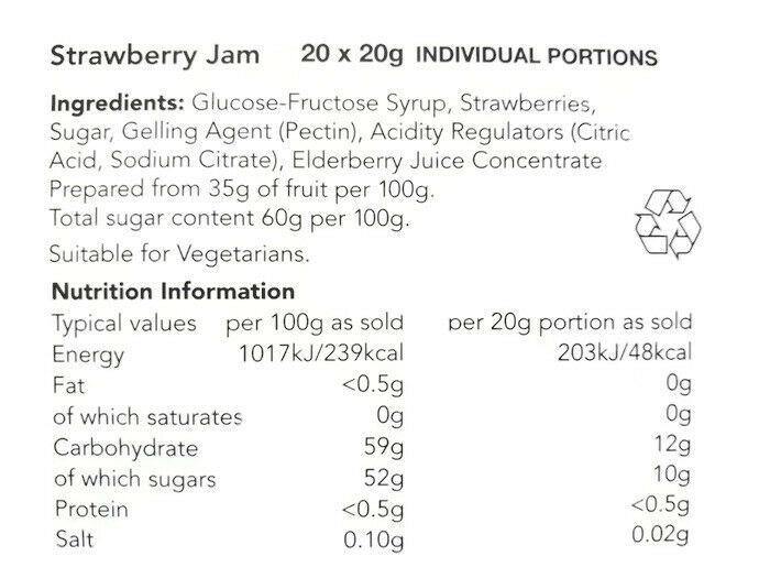 Jam Individual Assorted Single Portions Marmalade - AB GROCERIES