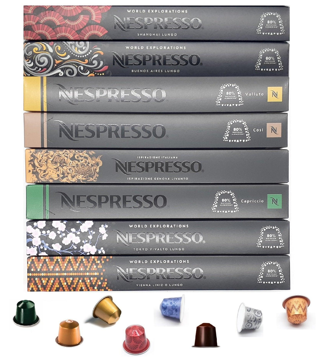 Genuine Nespresso Coffee Machine Capsules Pods - AB GROCERIES