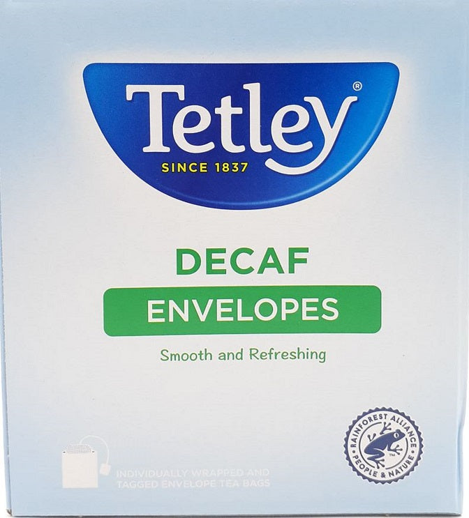 Tetley Tea Bags Envelopes Sachets Teabags Individually Wrapped Tagged String UK