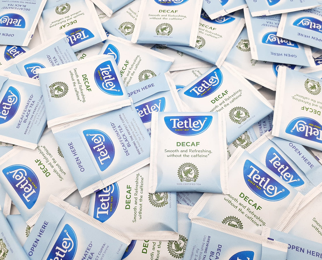 Tetley Tea Bags Envelopes Sachets Teabags Individually Wrapped Tagged String UK