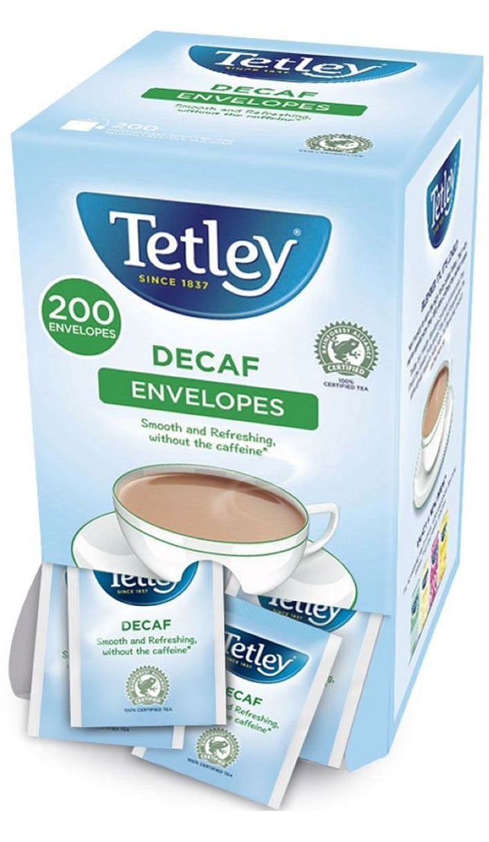 Tetley Tea Bags Envelopes Sachets Teabags Individually Wrapped Tagged String UK